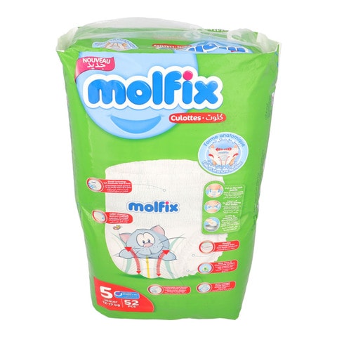 Molfix Baby Diaper Pants Junior Size 5 52pcs (12kg to 17kg)