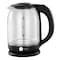 AFRA Japan Electric Kettle Glass, 1500W, 1.8L, Strong Glass Body with 2 years warranty, ESMA, ROHS, and CB Certified.