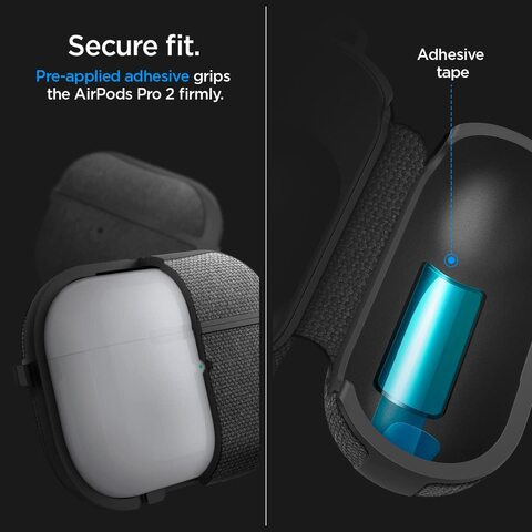 Spigen - Urban Fit Case for Apple AirPods Pro - Gray