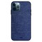 Theodor Apple iPhone 12 Pro 6.1 Inch Case Blue Jeans Flexible Silicone Cover