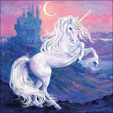 Ambiente Large Fantasy Unicorn Napkins