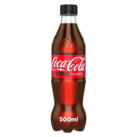 Coca Cola Zero Calories Carbonated Soft Drink 500ml