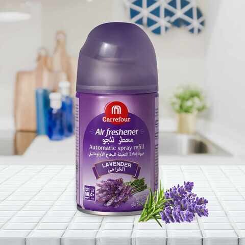 Buy Carrefour Air Freshener Automatic Spray Refill Lavender Clear