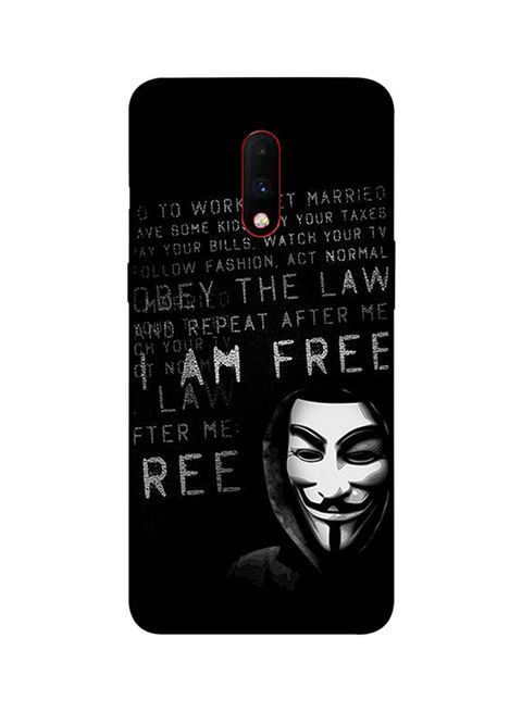 Theodor - Protective Case Cover For Oneplus 7 I Am Free