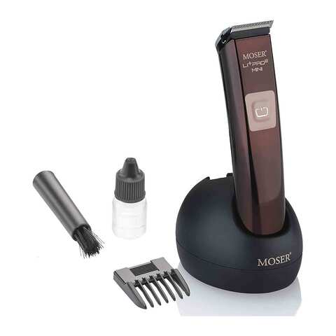 Buy Moser 1588-0151, Li+Pro2 Mini, Professional Cord/Cordless Hair Trimmer,  Mettalic Brown, Small Online - Shop Beauty & Personal Care on Carrefour  Saudi Arabia