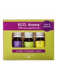 Eco - 3-Piece Aroma Calm And Destress Essential Oil Trio Set (10X3)ml