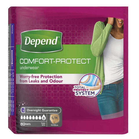 Buy Depend Comfort Protect Overnight Guarantee Absorbent Underwear