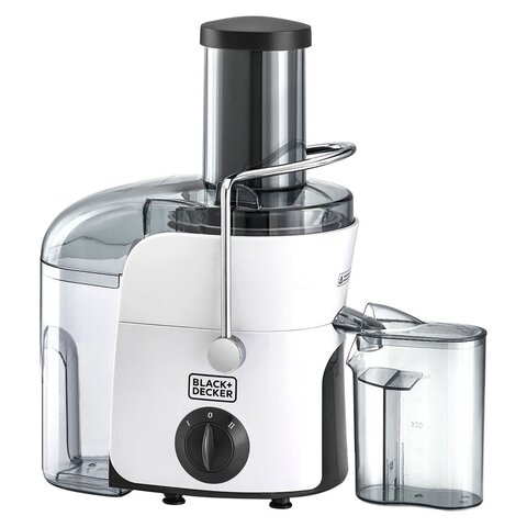 Black & Decker Juicer, 450 Watts, White, JE65-B5 - UPC