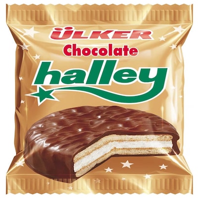 LU Prince Chocolate Cream Sandwich Biscuits, 95g is halal suitable