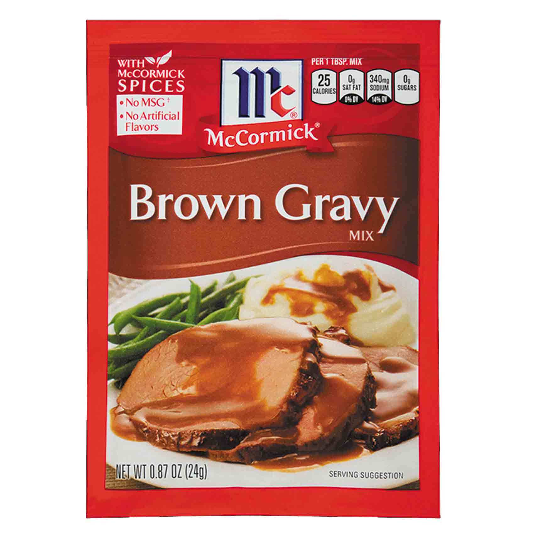 Buy Mccormick Brown Gravy Mix 24 Gram Online Shop Food Cupboard On Carrefour Jordan
