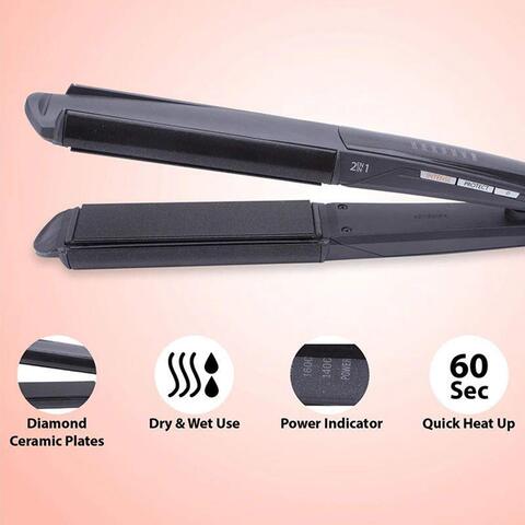 Babyliss 2 in 1 hair straightener and outlet curler