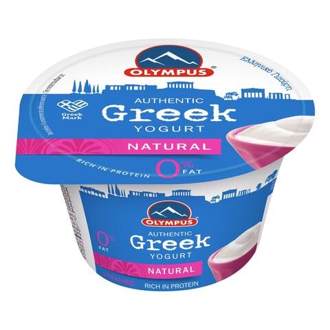 Olympus Authentic Fat Free Natural Greek Yoghurt 150g