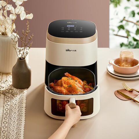 Buy Bear Electric Air Fryer 5L Large Capacity Cooker - Automatic Food Baker  Non-Stick Frying Machine 1750W With 8 Preset Menu Multifunction Digital  Control Panel Oil Free Low-Fat Healty Cooking Fryer Online 