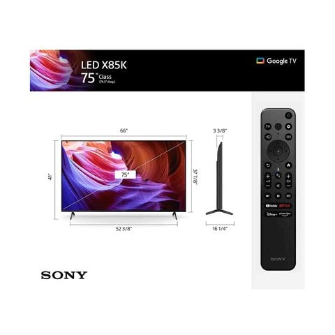 Sony Smart LED TV X85K Series 75&quot;inch 4K HDR KD-75X85K