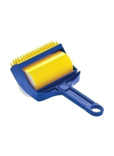 Buy Generic Reusable Sticky Picker Upper Brush Yellow/Blue in Saudi Arabia