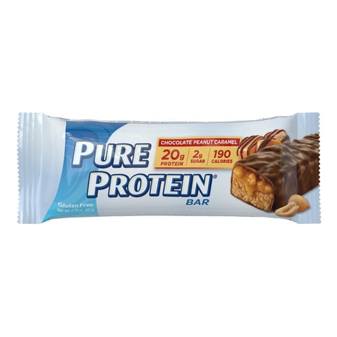 Pure Chocolate Peanut Caramel Protein Bar 50g