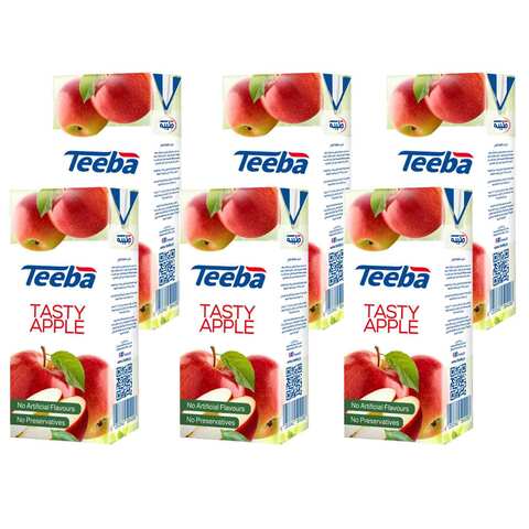 Teeba Juice Apple Flavor 235 Ml 6 Pieces