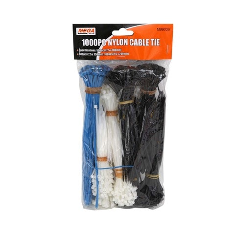 Mega Tools Cable Tie Nylon 1000pcs