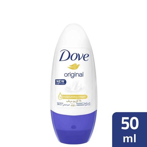Dove  Women Antiperspirant Deodorant Roll-On For Refreshing 48-Hour Protection Original Alcohol Free 50ml