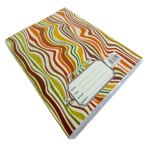Sinarline PVC Cover Notebook 60 Sheets Multicolour