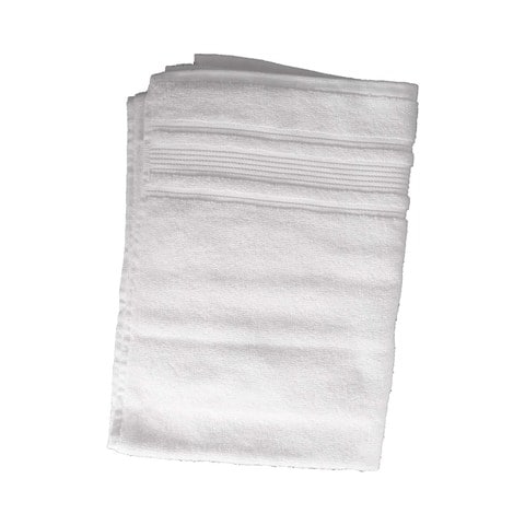 كنزي منشفة يدين قياس 50x100 سم لون أبيض
