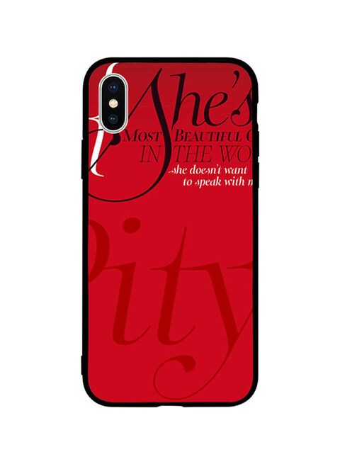 Theodor - Protective Case Cover For Apple iPhone XS Max She Is Most Beautiful
