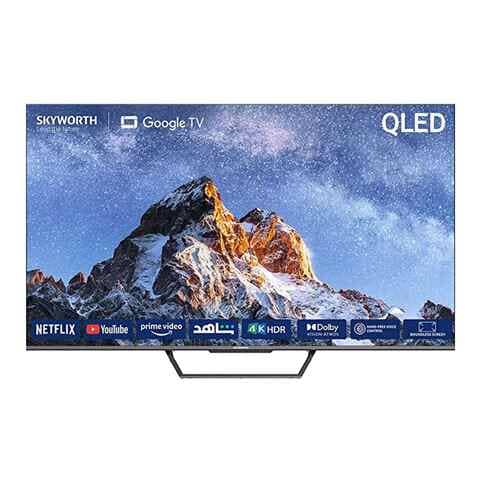 Skyworth 65-Inch 4K UHD QLED Smart Google TV 65SUE9500 Black