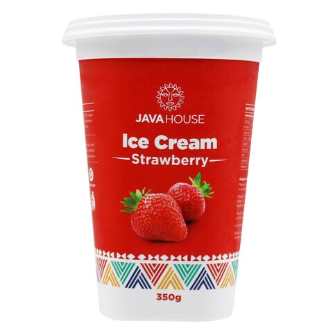 Java House Strawberry Ice Cream 350g