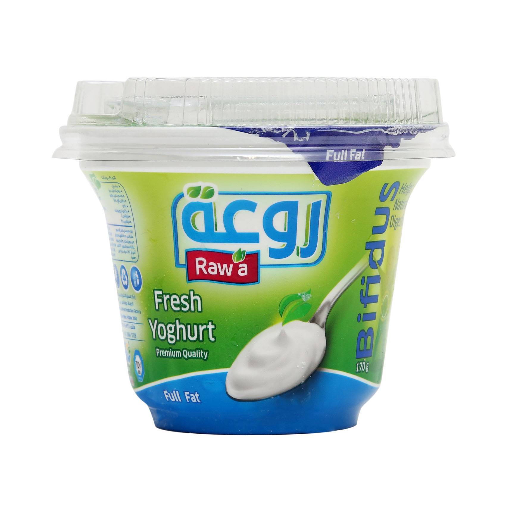 Buy Raw'a Fresh Yoghurt, Full Fat 170g