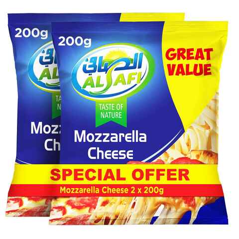 Al Safi Mozzarella Cheese 200g Pack of 2