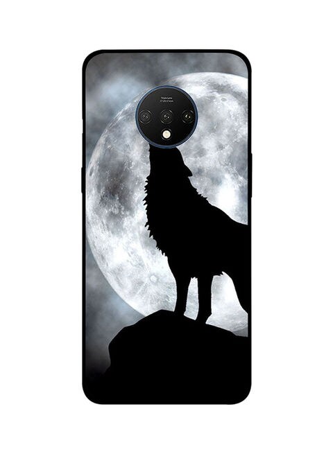 Theodor - Protective Case Cover For Oneplus 7T Black Wolf