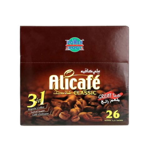 Alicafe Classic 3 In 1 Regular Coffee 20g &times;22 Sachets
