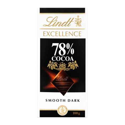 Lindt Excellence 78% Cocoa Smooth Dark Chocolate 100g