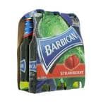 Buy Barbican Strawberry Flavoured Non-Alcoholic Malt Beverage 330ml Pack of 6 in Saudi Arabia