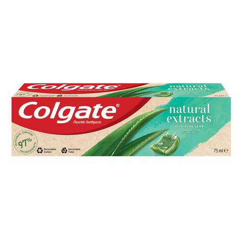 اشتري كولجيت معجون أسنان الطبيعي بخلاصة الصبار والشاي الأخضر 75 مل في السعودية