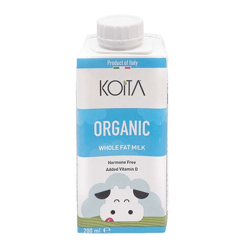 Koita Whole Organic Cow Milk 200ml