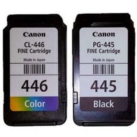 Canon Printer Cartridge PG445 Black With CL446 Colour