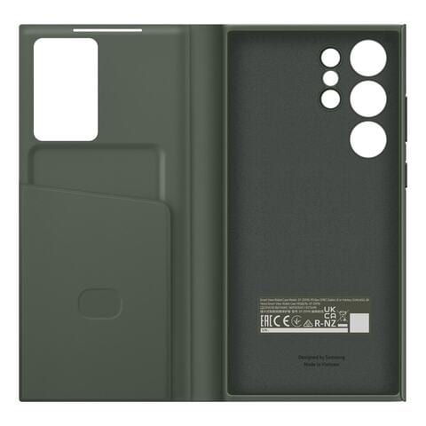 Samsung Smart View Wallet Case For Galaxy S23 Ultra Green