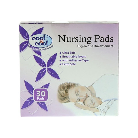 Buy Cool & Cool Nursing Pads Hygienic With Ultra Absorbent 30