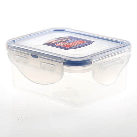 Lock &amp; Lock Classics Rectangular Food Container With Lid Clear 180ml