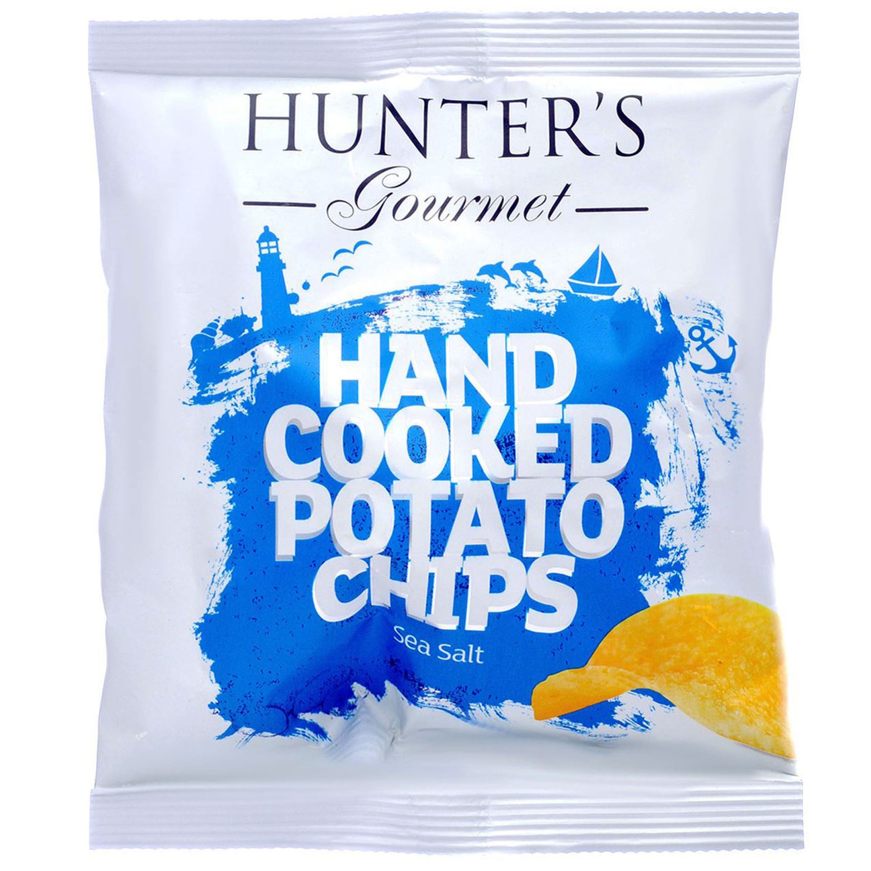 Buy Hunter's Gourmet Hand Cooked Potato Chips Sea Salt 40g Online