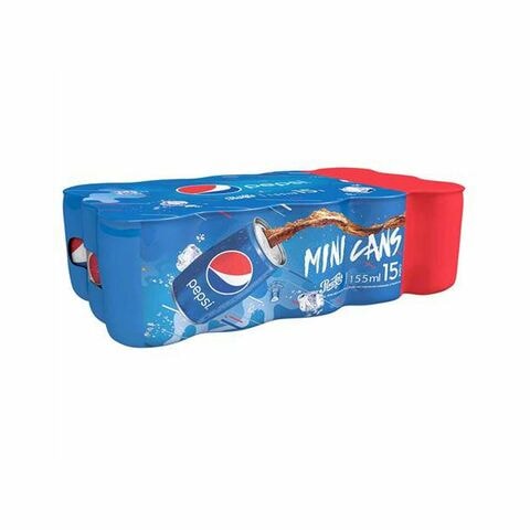 Pepsi Cola Carbonated Soft Drink 155ml Pack of 15