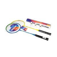 Supreme Sports Badminton Racket with Shuttlecock Set Multicolour 14 PCS