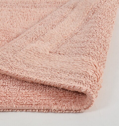 Home Style Shemtron Cotton Bath Mat Pink 50X80 cm