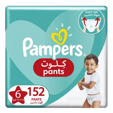 Pampers Premium Care Diapers Size 6 ,152 pants