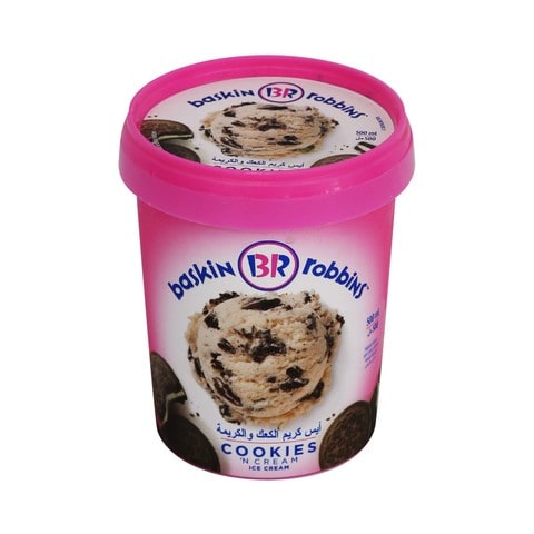 Baskin Robbins Ice Cream Cookies &amp; Cream 500ml