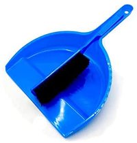 Very Useful Home/Kitchen Accessory, A Set of Dust-Pan and Brush for Superior Cleaning, Multi-colour (Pack of 1 Unit).