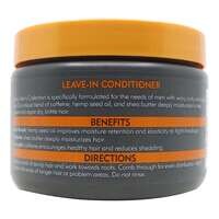Cantu Men&#39;s Collection Shea Butter Leave-In Conditioner White 370g