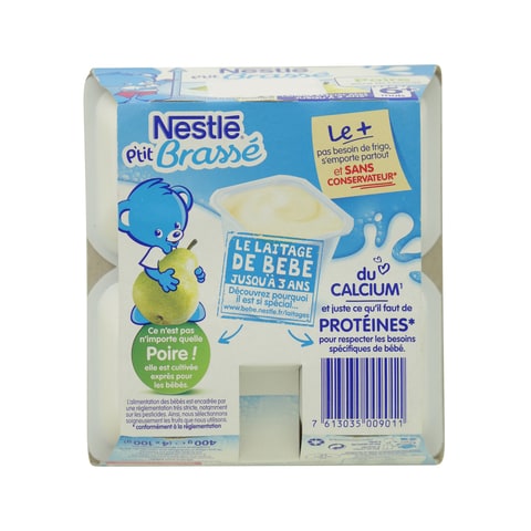 Nestle Ptit Brasse Pear 100g Pack of 4