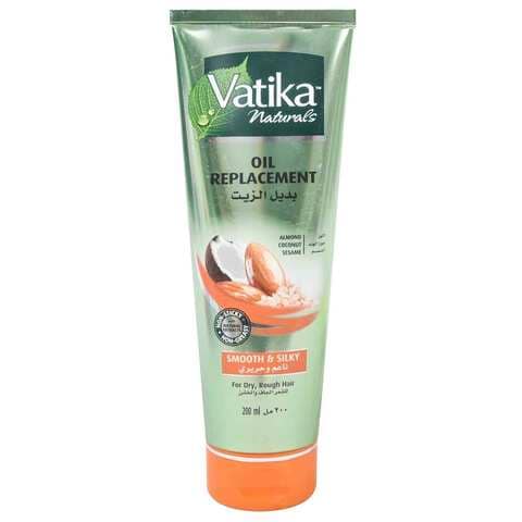Vatika Oil Replacement Smooth And Silky For Dry Hair And Rough Hair Almond Coconut And Sesame 200Ml